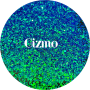 Glitter Heart Co. - High Quality Polyester Glitter - Gizmo - 2 oz Bag - Color Shift Blue Green Mix