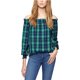 thumbnail image 1 of Sanctuary Clothing Blusa campesina de hombro para mujer, verde, grande Sanctuary Clothing Campesino, 1 of 1