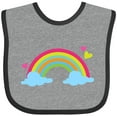 thumbnail image 3 of Inktastic Rainbow Boys or Girls Baby Bib, 3 of 4