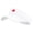 White, variant on Canada Maple leaf Embroidered Sports Visor - Red OSFM