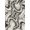 Black White Gold, Pattern 2, variant on ODIKA 8'x10' Washable Area Rug Non-Shedding, Easy Care, Contemporary Inspired Motif Featuring Contrasting Ripple Waves for King Size Bedroom Under Bed, Master Suite