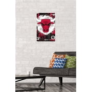 NBA Chicago Bulls - Maximalist Logo 23 Wall Poster, 14.725 x 22.375