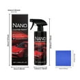 thumbnail image 3 of 120Ml Hikmarion Nano Coating Agent For Car Paint Care, Mirror Gloss & Waterproofing Spray With Included Towel & Sponge, For Vehicle Maintenance & Auto Detailing, 3 of 9