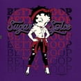 thumbnail image 5 of Wild Bobby, Betty Boop Sugar and Spice Wink Betty Boop Unisex Hoodie Sweatshirt, Purple, Medium, 5 of 5
