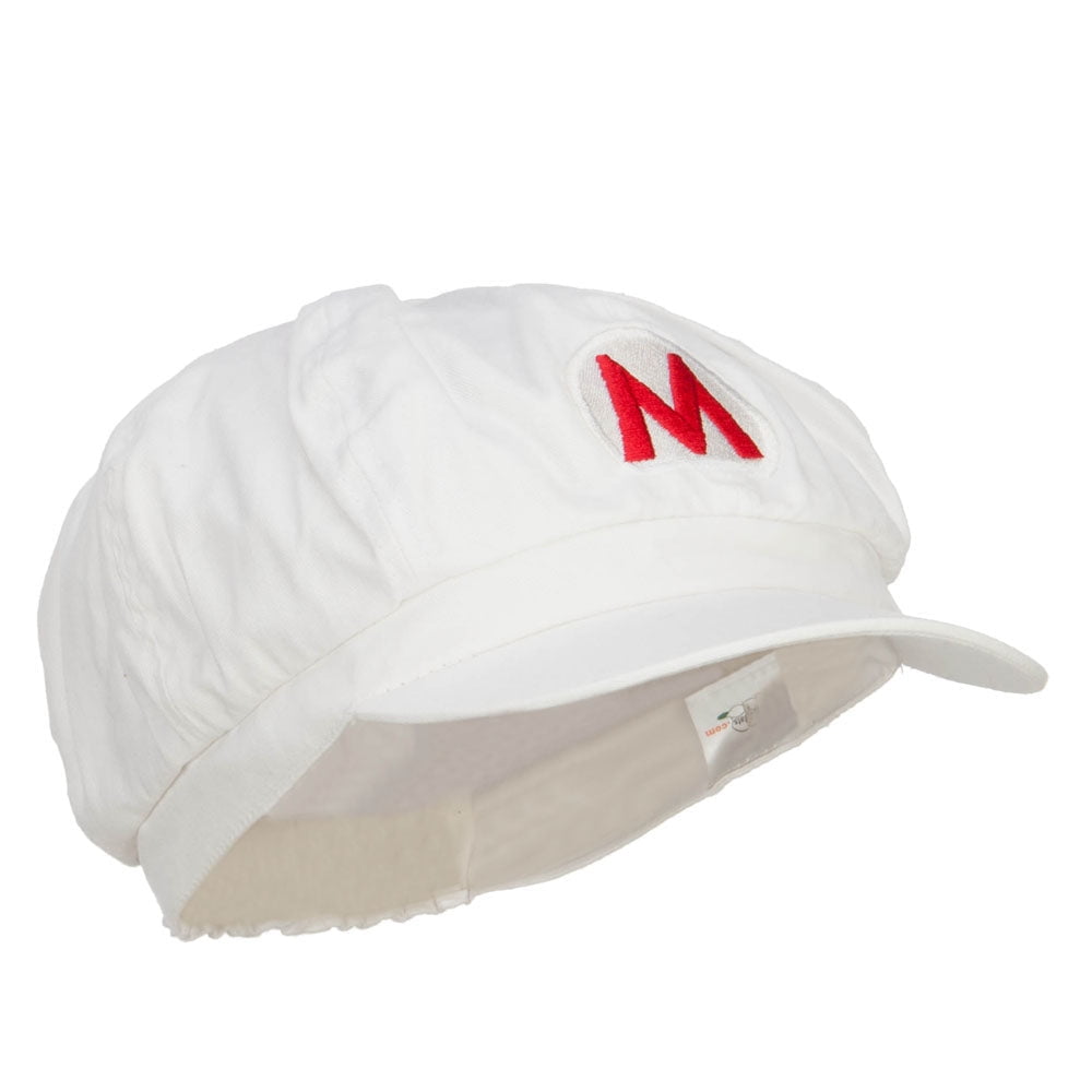 Fire Mario Luigi Embroidered Newsboy Cap - Lime M-L - Walmart.com