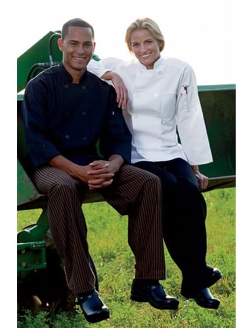 0410-0110 Chef Coat 10 Btn . 75 Slvs Blk 6Xl by Vtex