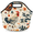 Multicolour 1, variant on Herdesigns Cock Neoprene Lunch Bag, Chicken Insulated Lunch Box for Women Men Washable Lunch Tote Soft Lunch Container With Zipper for Work Picnic Travel