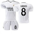 thumbnail image 1 of Boys Girls Kids RONALDO 7# KROOS 8# BELLINGHAM 5# MBAPPE 9# Soccer Football Jersey, 1 of 2