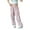 A01-Pink, variant on Girls High Waisted Baggy Cargo Pants Y2K Style Wide Leg with Side Cargo Pockets and Drawstring Waist Spring Trousers（A01-Beige,9-10 Years)