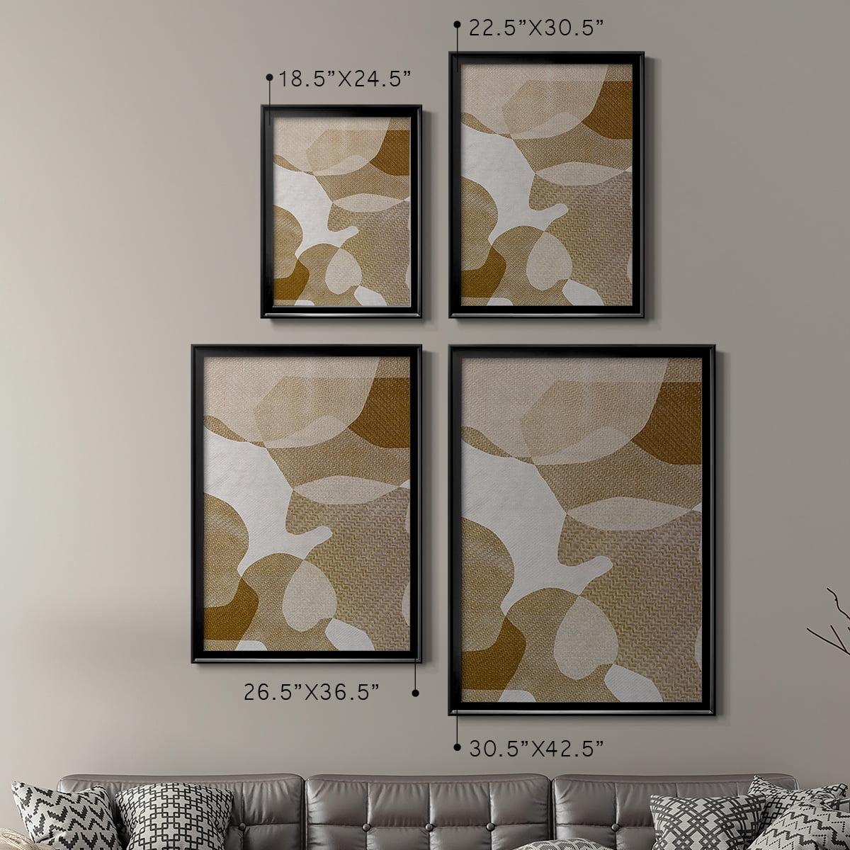 Texture Desert I Premium Framed Print, in Gold, Black, or Silver - Ready to Hang