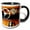 Black/White, variant on 3drose, Woodwork on a Wooden Boat Sparkles in the Sun - Us48 Rdu0075 - Richard Duval, 11oz Two-tone Black Mug