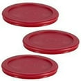 thumbnail image 2 of Anchor Hocking Red Replacement Lids for 2 Cup Food Storage Set, 3 Piece Red Lids, 2 of 2