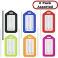 thumbnail image 2 of Luggage Tags 6 Pack Luggage Tags Bulk Pack, 2 of 5