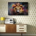 thumbnail image 4 of Lion Poster A Head of A Lion with A Crown Is Canvas Prints for Bedroom Decor Hanging Wall Painting Set Home Decoration Modern Pictures for Bathroom, 4 of 6