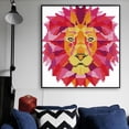 thumbnail image 4 of Pre - Printed Cross Stitch Animal Pattern DIY Needlework Crafts 5 . 9x5 . 9in Lion, 4 of 8