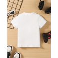 thumbnail image 2 of Boys' Summer Fashion T-Shirt with Colorful Game Controller Print - Cute Cartoon Design, Crew Neck, Short Sleeve, Cotton, Non-Sheer, Perfect for Playtime & Parties, Playtime Apparel | Cartoon Grap, 2 of 7