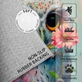 thumbnail image 2 of 4x5 Rug, Owl Rug Washable Non Slip Soft for Living Room Bedroom, Cute Cartoon Bird Area Rug, Girls Floral Animal Carpet, Owl Home Decor & Gifts, 2 of 7