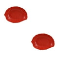 thumbnail image 3 of Cateissary Bandeja de aperitivos de dulces Cesta de frutas Mano de obra fina Accesorios para el hogar Tamaño compacto Suministros de boda Rojo 2piezas, 3 of 6