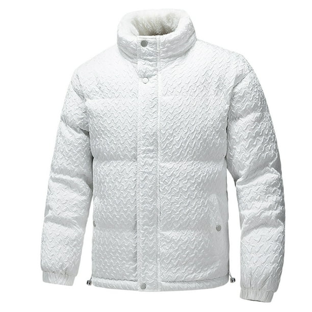Puntoco Chaquetas De Abrigo Casuales Sin Capucha De Manga Larga De Color Sólido Para Hombres De Moda