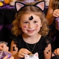 thumbnail image 4 of 8 Sheets Cat Temporary Tattoos, Cat Makeup Body Art Waterproof Fake Tattoos Stickers for Halloween Masquerade Carnival Cosplay Party Decoration Supplies, 4 of 7