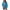 Blue, variant on Lovskoo 2024 Women's Long Sleeve Button Down V Neck Shirts Tie Front Loose Twisted Hem Collar Business Shirt Blouse Crop Top Green