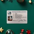 thumbnail image 4 of Licencia de conducir de Nochebuena Suministros creativos para fiestas con licencia de vuelo de Papá Noel, 4 of 7