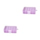 thumbnail image 1 of Jumpingount Joyero Transparente Suministros para el hogar Accesorios para el hogar Contenedor de plástico Cajas de almacenamiento de baño transparentes rosado 10 Zellen 2piezas Jumpingount CBP012917, 1 of 6