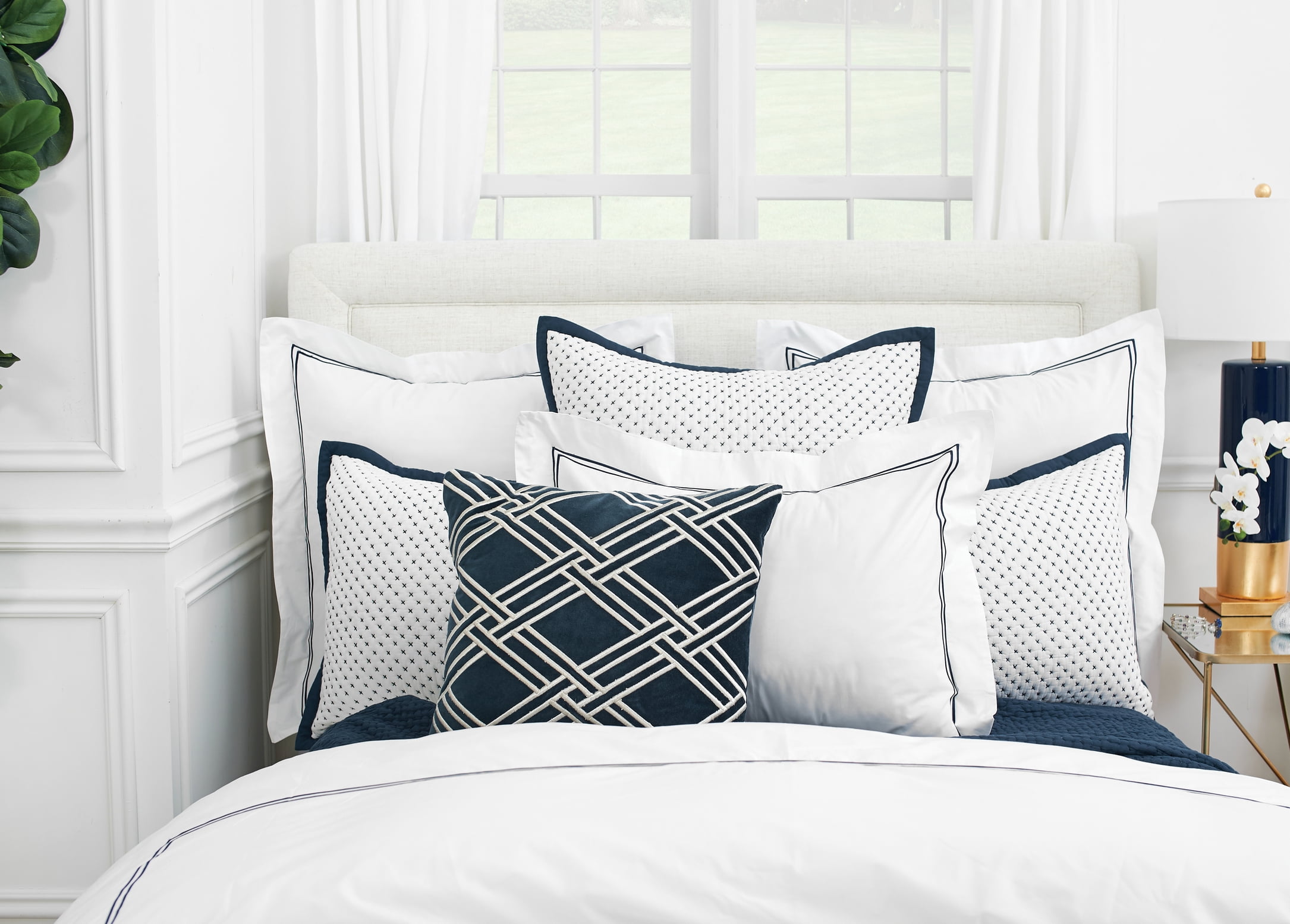 Legacy Ink Cotton Lightweight Breathable Luxury Full/Queen Duvet Cover