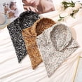 thumbnail image 6 of AWAYTR Women Floral Elastic Hair Scarf Headband 3Pcs Chiffon Boho Head Kerchief Vintage Triangle Scarf Hair Bandanas, 6 of 9