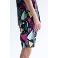 thumbnail image 4 of Vertigo Swirls Cotton Shorts - Colorful Abstract Print Fashion, 4 of 4