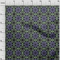 thumbnail image 3 of oneOone Rayon Medium Purple Fabric Asian Tile Star Sewing Material Print Fabric By The Yard 56 Inch Wide, 3 of 4