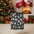 thumbnail image 2 of CuiLiyq 12 Pcs Christmas Black Gift Bags with Silver Bronzing, Christmas Wrapping Bags with Handles, Xmas Gift Bags for Holiday Party Favors and Decor Supplies (Reindeer), 2 of 6