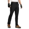 thumbnail image 3 of Pantalones de senderismo TBMPOY, ligeros e impermeables para hombre, color negro XL, 3 of 7