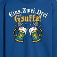 thumbnail image 3 of Instant Message - Eins Zwei Drei Gsuffa Oktoberfest - Men's Long Sleeve T-Shirt, 3 of 6