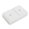 thumbnail image 1 of Smart 2 Way Switch, Smart Scene Switch Compact for Zigbee Connection Battery Powered Multifunctional  for Household, 1 of 7