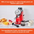 thumbnail image 3 of IMUSA 4cup Electric Epic Espresso Cappuccino Maker, Red, 3 of 8