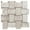 Bone, variant on The Tile Life Wilds Bone Porcelain Basketweave Mosaic Floor and Wall Tile, 12" x 12", 6 Pc.