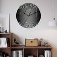 thumbnail image 2 of Wall Clock Black Diamond Clocks PVC Silent Non-Ticking Battery Operated Decorative Luxury Bling Water Drop Round Clock for Home Living Room Kitchen Bedroom Office School Wall Decor 10 Inch, 2 of 9