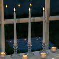 thumbnail image 4 of 4 Pcs Remote Flameless Candlesticks,Timer Battery Operated LED Taper Candles for ,Wedding Decoration White, 4 of 8