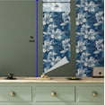 thumbnail image 5 of Ambesonne, Floral Design Peel & Stick Wallpaper for Home, Boho Lily Pattern Art, 13"x36", Dark Sky Blue Champagne, 5 of 5