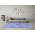 thumbnail image 3 of Ahgly Company Indoor Rectangle Medallion Blue Traditional Area Rugs, 7' x 9', 3 of 4