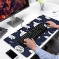 thumbnail image 2 of Long Mouse Pads for Desk,Celestial Wolf Halloween Pattern Desk Mats on Top Of Desks, Desk Mouse Pad Extra Large with 3mm Non-Slip Base and Stitched Edge for Gaming,Office,Work,Home 31.5"x15.7", 2 of 6