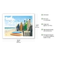 thumbnail image 2 of Surf Boards - From an Original Color Painting by Scott Westmoreland - Bamboo Fine Art 290gsm Paper (Unframed) 17x22in, 2 of 4