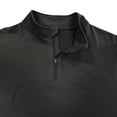 thumbnail image 5 of PMVFHDE Long Sleeve Shirts For Men Summer Casual Solid Color Stand Collar Zipper Placket Blouse Comfortable Daily Top, 5 of 5