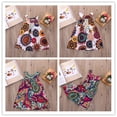 thumbnail image 2 of Youweixiong Kids Girls Halter Tropical Flower Sleeveless Mini Dress Beach Sundress, 2 of 7