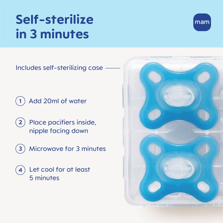 MAM Comfort Newborn Pacifier, 0-3 Months, 2 Pack photo 6