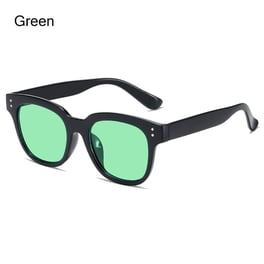 Vintage Square Green Sunglasses For Men And Women Retro 70s  display picture 1