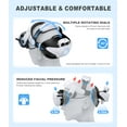 thumbnail image 7 of MQ3003 Enhanced Elite Head Strap - Compatible with Meta Quest 2/3/3S,Beboncool 10000mAh Rechargeable Battery & 4-Way Ergonomic Adjustment, 7 of 7
