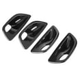thumbnail image 2 of Embellecedor de manija de puerta, 4 piezas, estilo fibra de carbono, para BMW, construcción resistente, 2 of 9