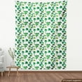 thumbnail image 4 of Lemons Fabric by the Yard, Digitally Generated Monstera Tropical Leaves and Citrus Blossoms, Decorative Upholstery Fabric for Sofas and Home Accents, Pastel Yellow Fern Green by Ambesonne, 4 of 5
